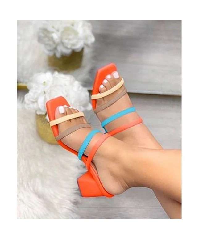Strappy Block Heel Sandals