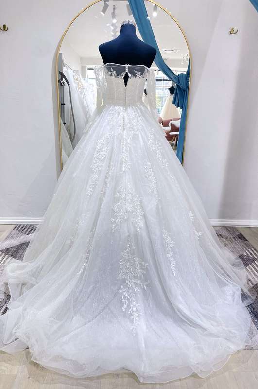 Ella , off shoulder ball-gown.