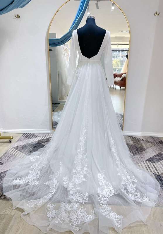 Lesley , two in one sheath wedding dress