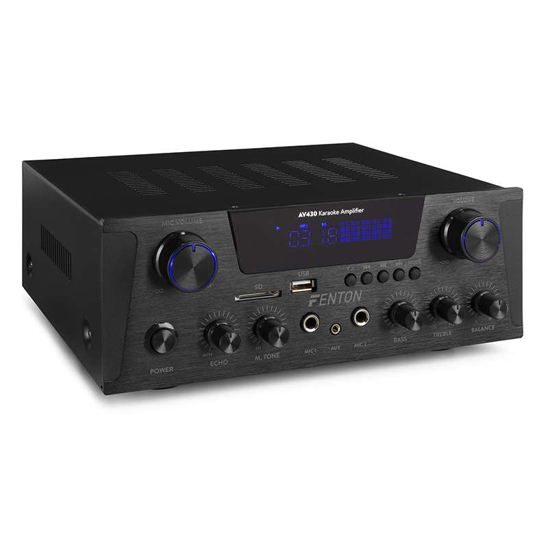 FENTON AV430B COMPACT HIFI AMPLIFIER 2X 300W BLACK