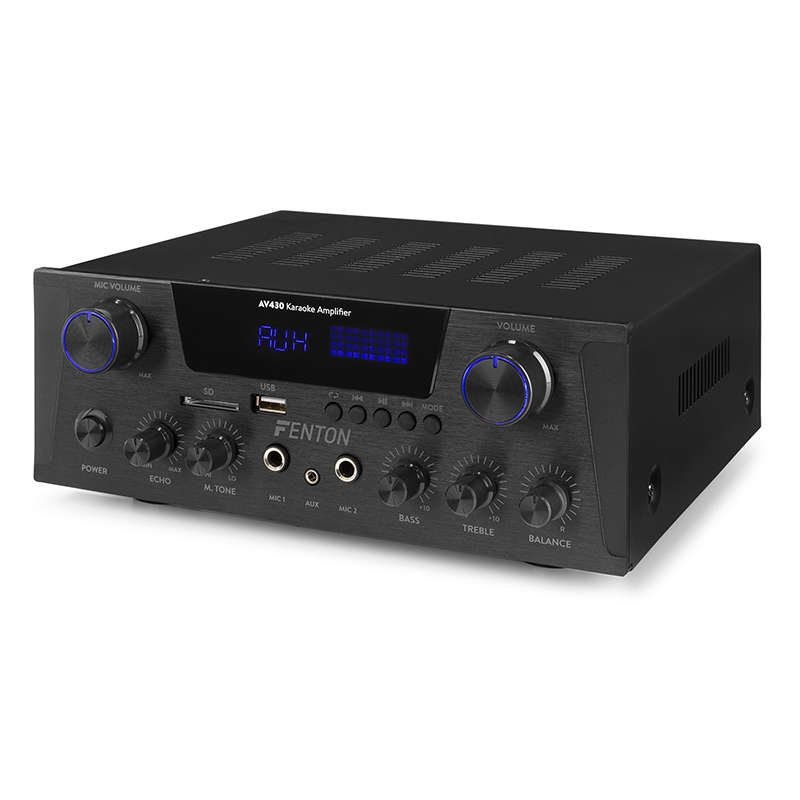 FENTON AV430B COMPACT HIFI AMPLIFIER 2X 300W BLACK