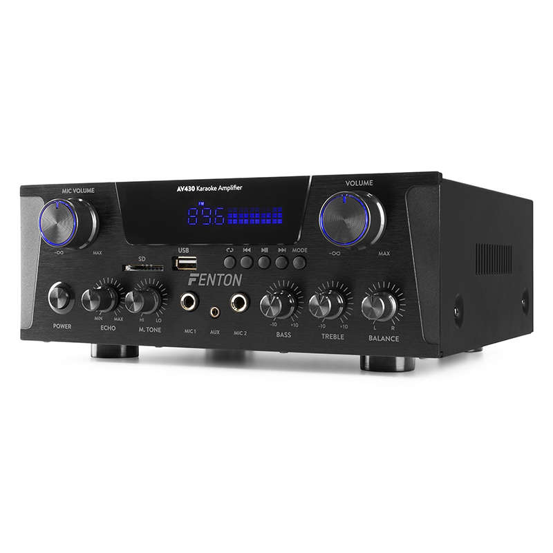 FENTON AV430B COMPACT HIFI AMPLIFIER 2X 300W BLACK