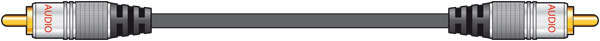 Skytronic Lead Hi-End RCA Plug to RCA Plug 5m