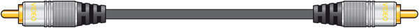 Skytronic Lead Hi-End RCA Plug to RCA Plug 5m