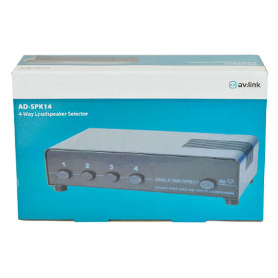 AVLINK - AD-SPK14 LOUDSPEAKER SELECTOR