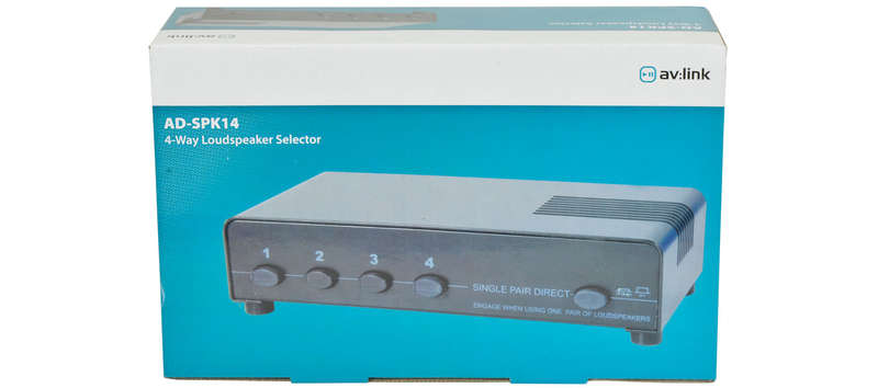 AVLINK - AD-SPK14 LOUDSPEAKER SELECTOR