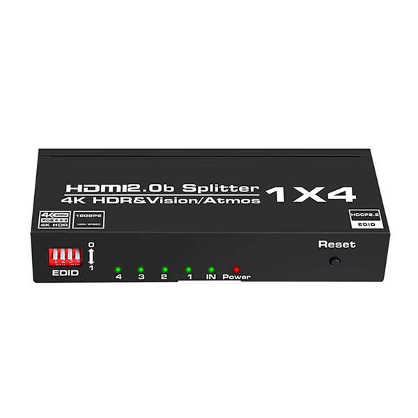 TVA - 1 x 4 AUTO EDID 4K HDMI SPLITTER