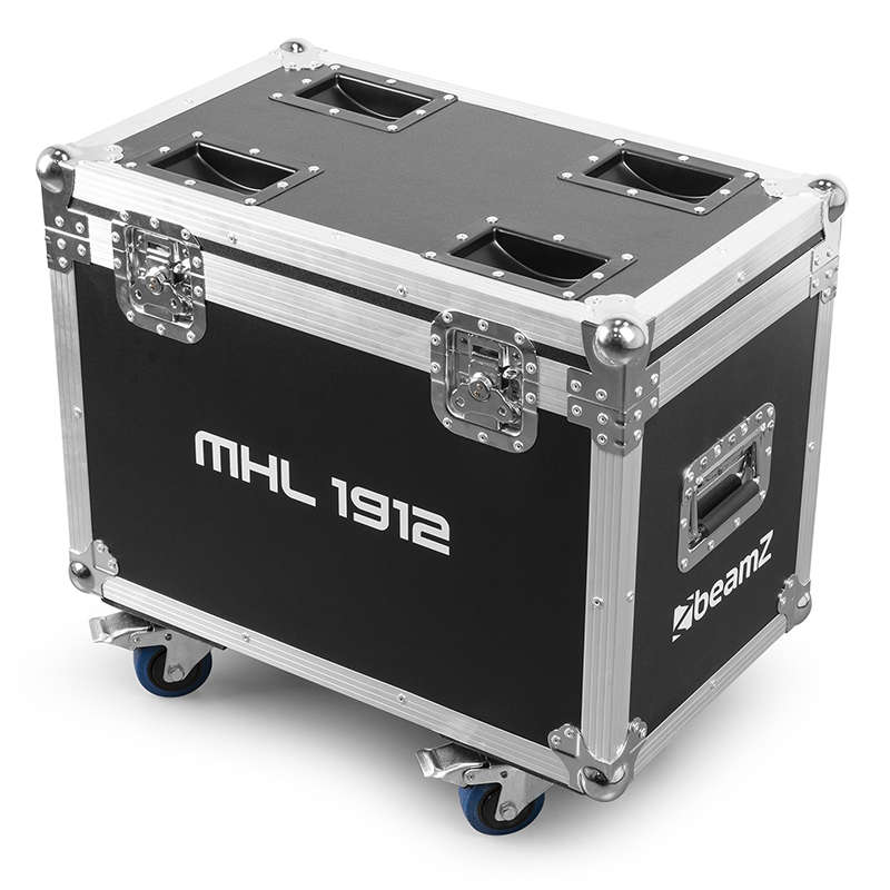 BEAMZ MHL1912 LED MOVING HEAD WASH 19x 12W RGBW [2 IN A FLIGHTCASE]