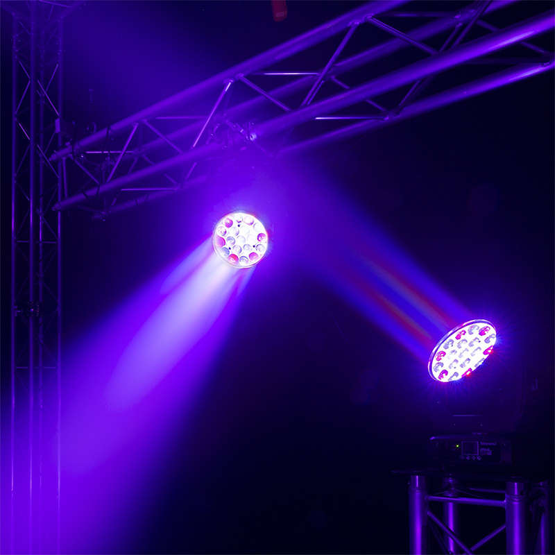 BEAMZ MHL1912 LED MOVING HEAD WASH 19x 12W RGBW