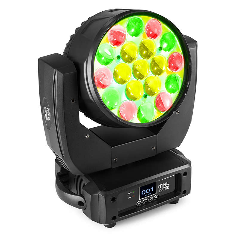 BEAMZ MHL1912 LED MOVING HEAD WASH 19x 12W RGBW