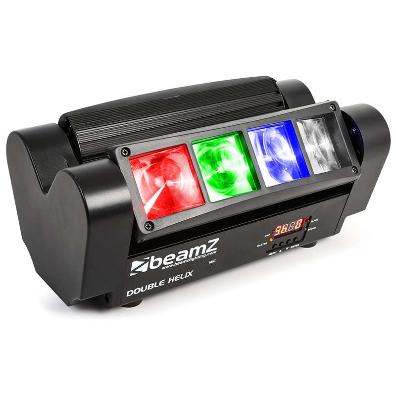BEAMZ MHL820 LED DOUBLE HELIX 8x 3W RGBW
