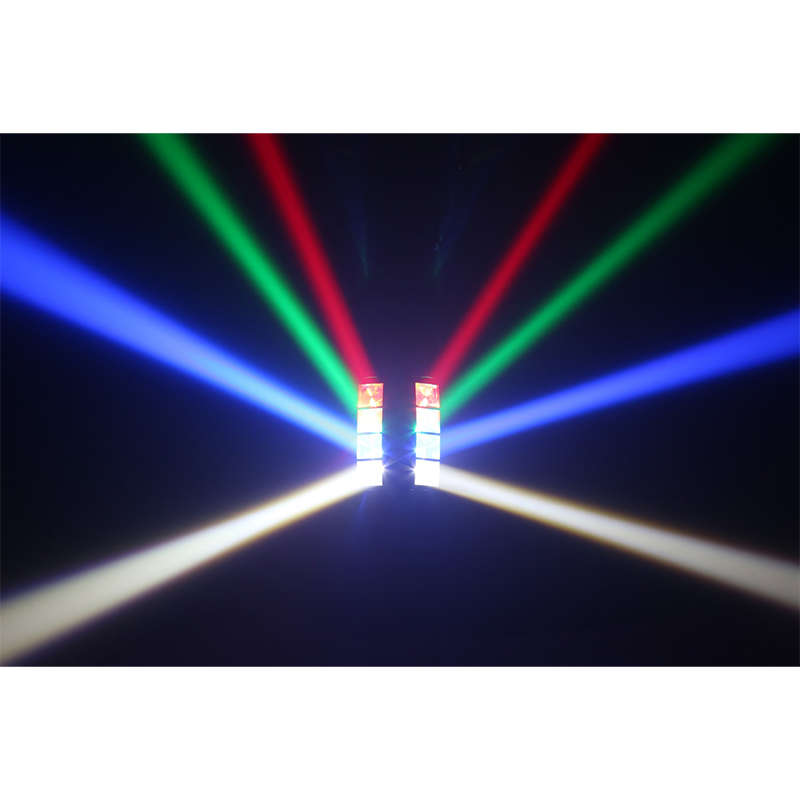 BEAMZ MHL820 LED DOUBLE HELIX 8x 3W RGBW