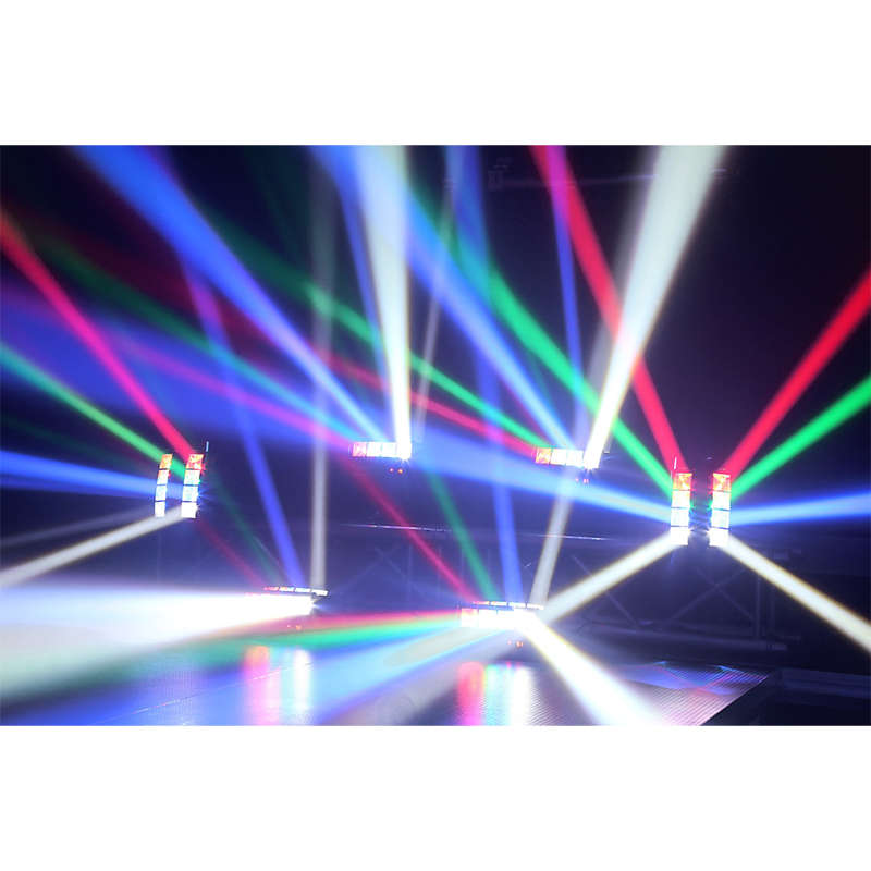 BEAMZ MHL820 LED DOUBLE HELIX 8x 3W RGBW