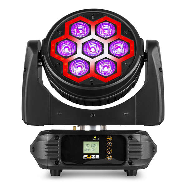 BEAMZ FUZE712 LED MOVING HEAD WASH WITH SMD LED EFFECT 7x 12W RGBW