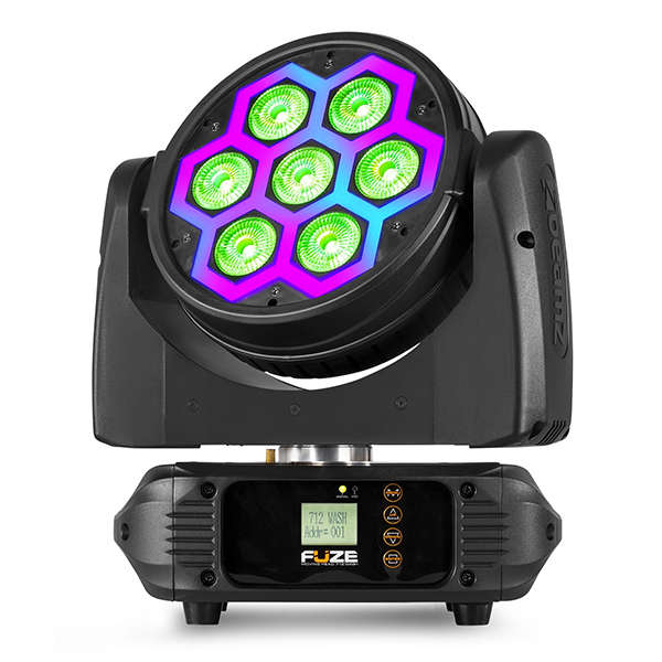 BEAMZ FUZE712 LED MOVING HEAD WASH WITH SMD LED EFFECT 7x 12W RGBW