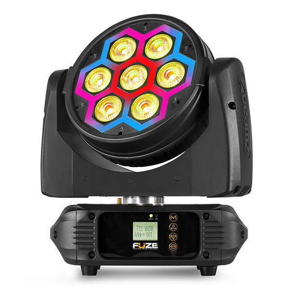 BEAMZ FUZE712 LED MOVING HEAD WASH WITH SMD LED EFFECT 7x 12W RGBW