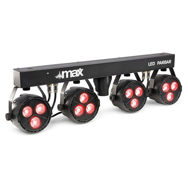 BEAMZ PARTYBAR4 LED PARBAR 4-WAY 12x 3W RGBW
