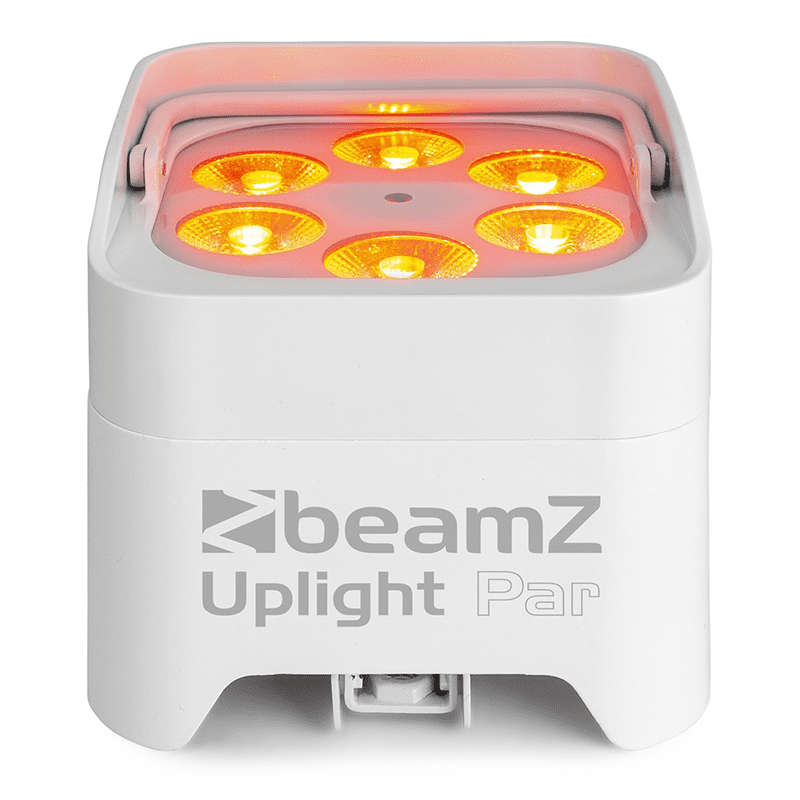 BEAMZ BBP96SW LED BATTERY UPLIGHT PAR IP20 6x 12W RGBAWUV