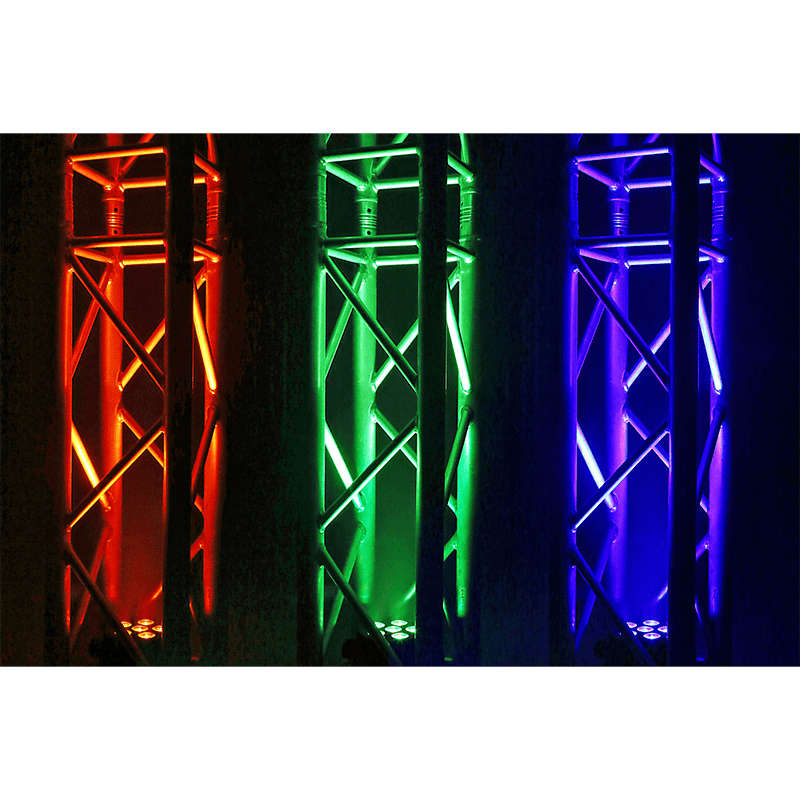 BEAMZPRO BBP66 LED BATTERY UPLIGHT PAR IP20 6x 6W RGBW