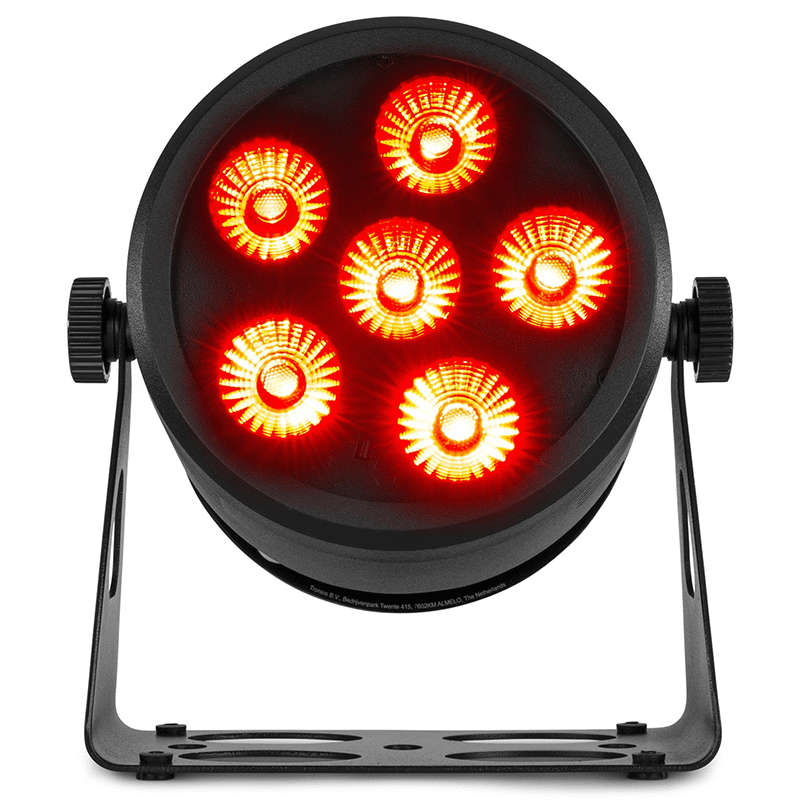 BEAMZPRO BBP66 LED BATTERY UPLIGHT PAR IP20 6x 6W RGBW