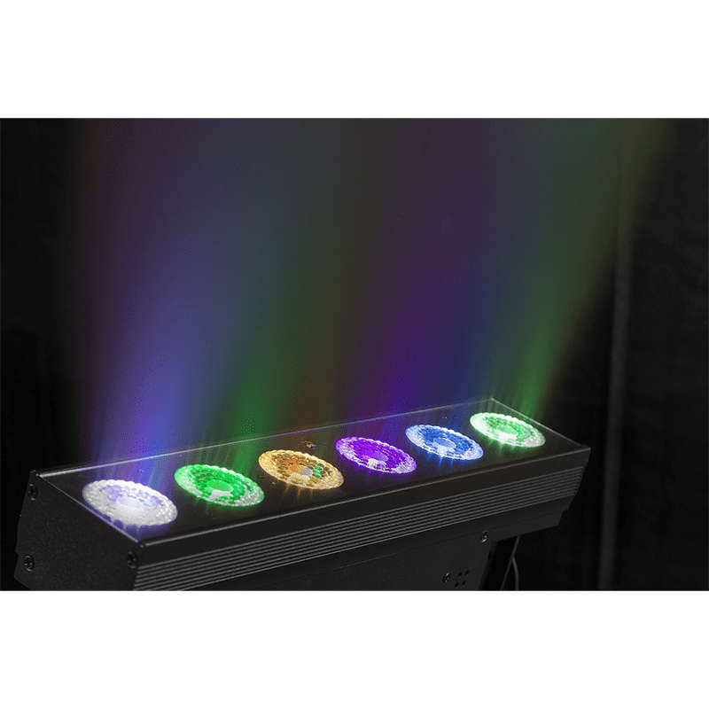 BEAMZ BBB612 LED BATTERY BAR IP20 6x 12W RGBAWUV
