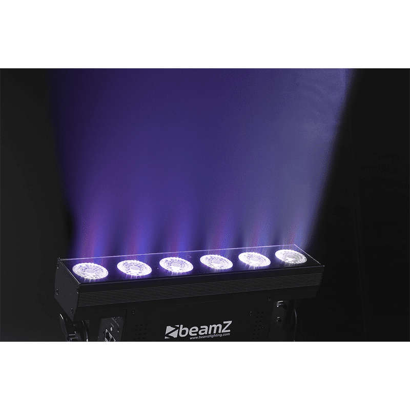 BEAMZ BBB612 LED BATTERY BAR IP20 6x 12W RGBAWUV