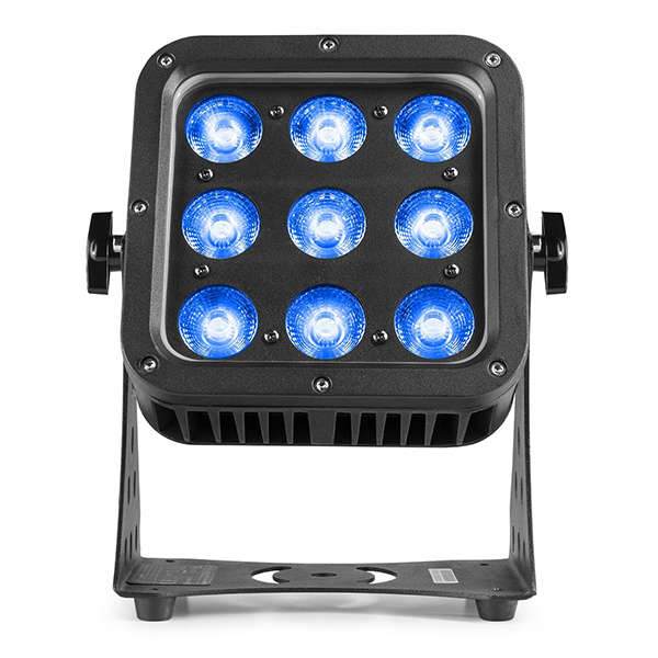 BEAMZPRO STARCOLOR72 LED FLOOD LIGHT IP65 9x 8W RGBW
