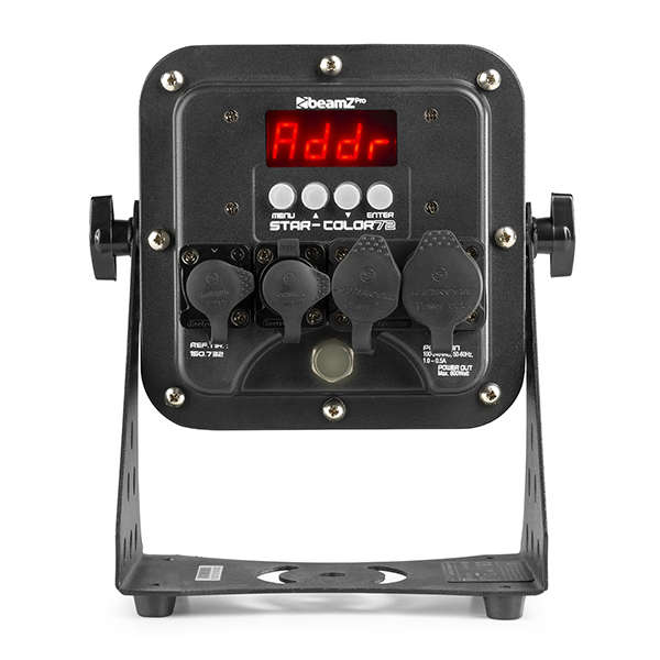 BEAMZPRO STARCOLOR72 LED FLOOD LIGHT IP65 9x 8W RGBW