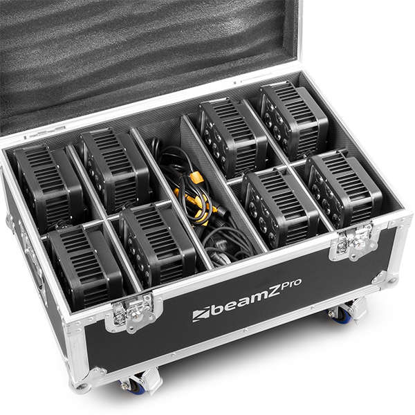 BEAMZ FL72 FLIGHTCASE FOR 8X STARCOLOR72