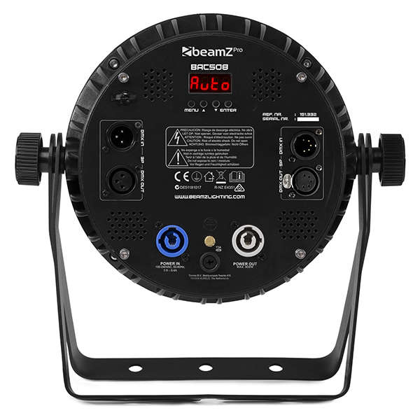BEAMZPRO BAC509 LED PAR IP20 12x 10W RGBA