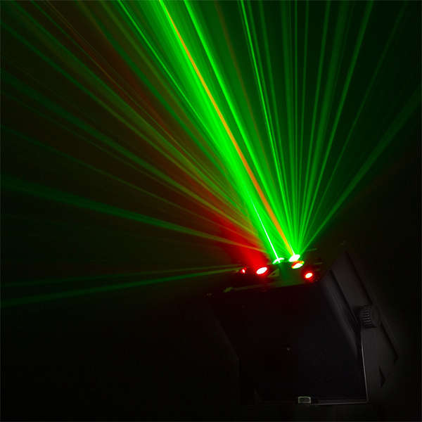 BEAMZ DAHIB LASER DOUBLE RG GOBO BLUE LED
