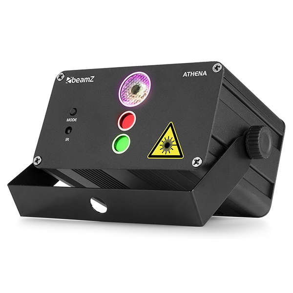 BEAMZ ATHENA LASER RG GOBO RGB LED BATTERY