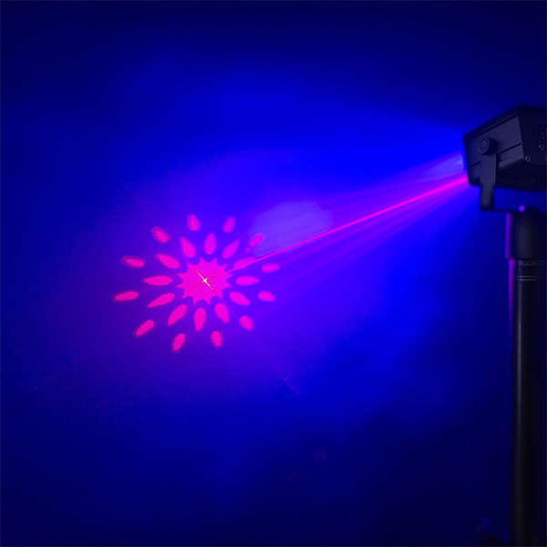 BEAMZ ATHENA LASER RG GOBO RGB LED BATTERY