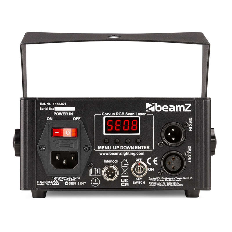 BEAMZ CORVUS LASER RGB