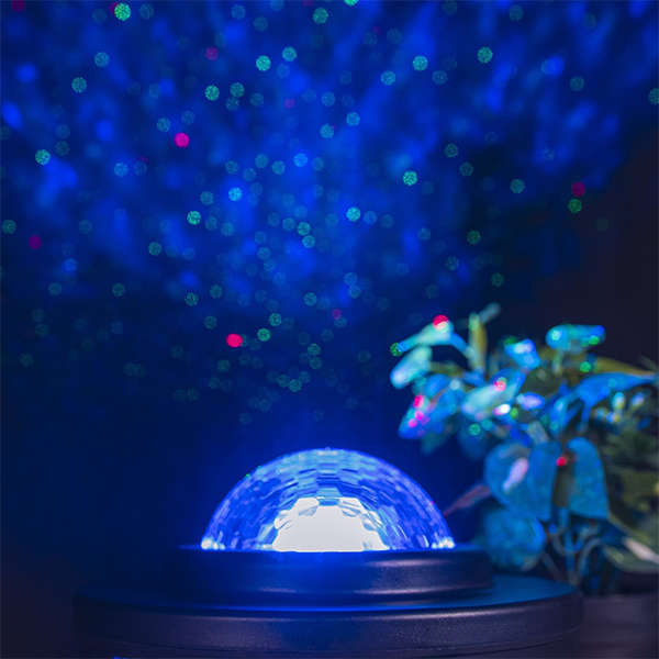 BEAMZ SKYNIGHT PROJECTOR WITH RED AND GREEN STARS 2x 3W RGBW