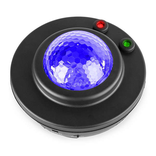 BEAMZ SKYNIGHT PROJECTOR WITH RED AND GREEN STARS 2x 3W RGBW