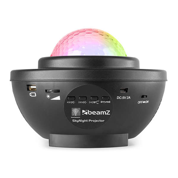 BEAMZ SKYNIGHT PROJECTOR WITH RED AND GREEN STARS 2x 3W RGBW