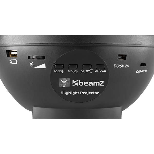 BEAMZ SKYNIGHT PROJECTOR WITH RED AND GREEN STARS 2x 3W RGBW