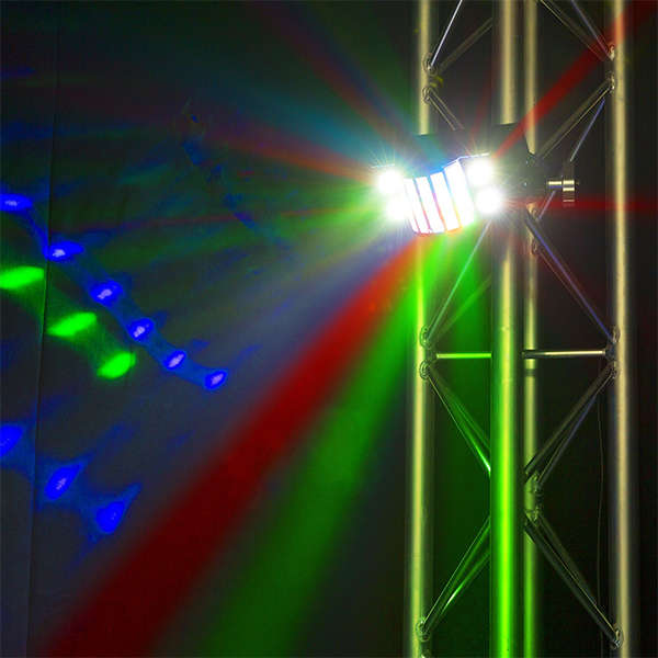 BEAMZ STROBEDERBY STROBE 4x 2W LED 6x 4W