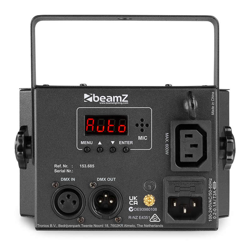 BEAMZ DERBYSTROBE LED 4x 3W RGBW