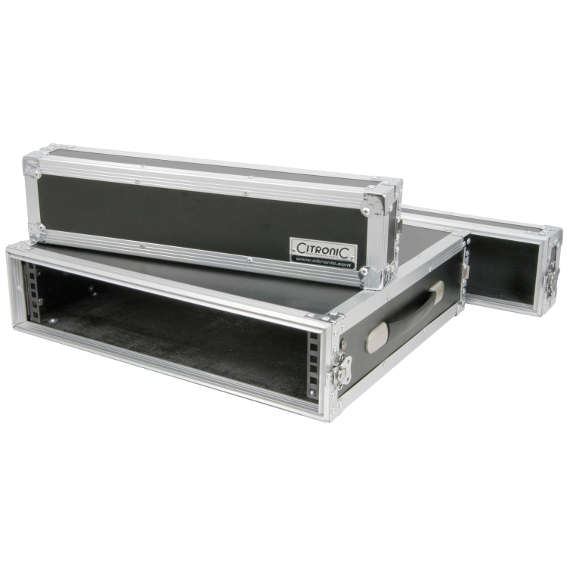 CITRONIC - RACK:2U 19in FLIGHTCASES FOR AUDIO EQUIPMENT
