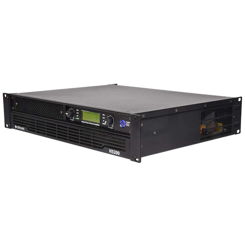 CITRONIC H3200 2U POWER AMPLIFIER 2X 1600W