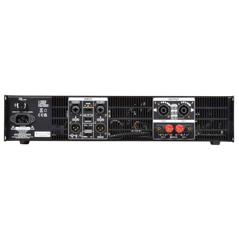 CITRONIC H3200 2U POWER AMPLIFIER 2X 1600W