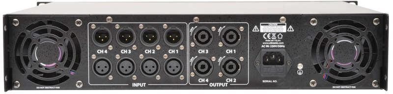 CITRONIC QP2320 2U POWER AMPLIFIER 4X 580W