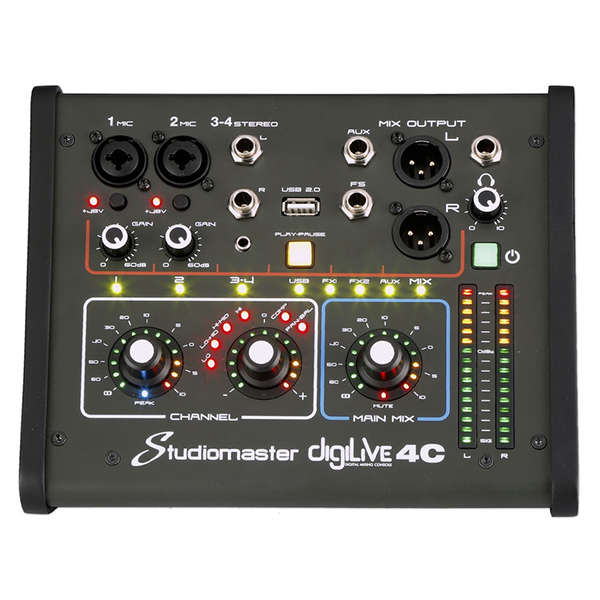 STUDIOMASTER - DIGILIVE4C 4 CH DIGITAL CONSOLE