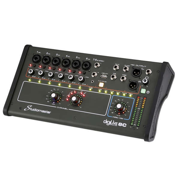 STUDIOMASTER - DIGILIVE8C 8 CH DIGITAL CONSOLE