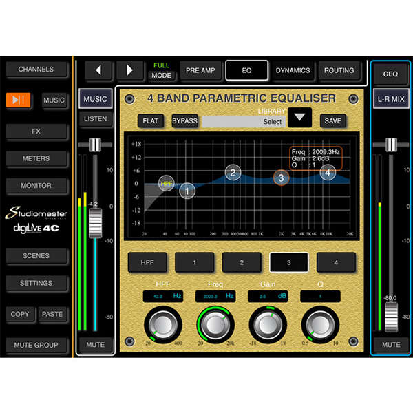 STUDIOMASTER - DIGILIVE8C 8 CH DIGITAL CONSOLE