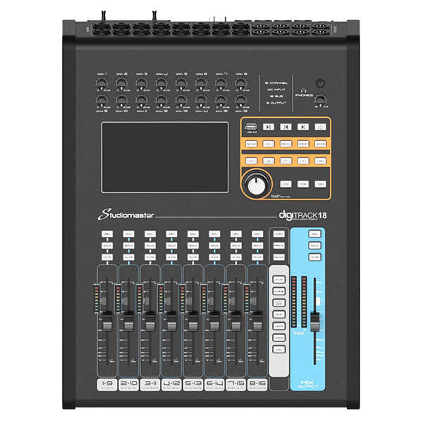 STUDIOMASTER - DIGITRACK18 18 CH EXTENSIBLE DIGITAL CONSOLE