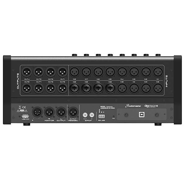 STUDIOMASTER - DIGITRACK18 18 CH EXTENSIBLE DIGITAL CONSOLE
