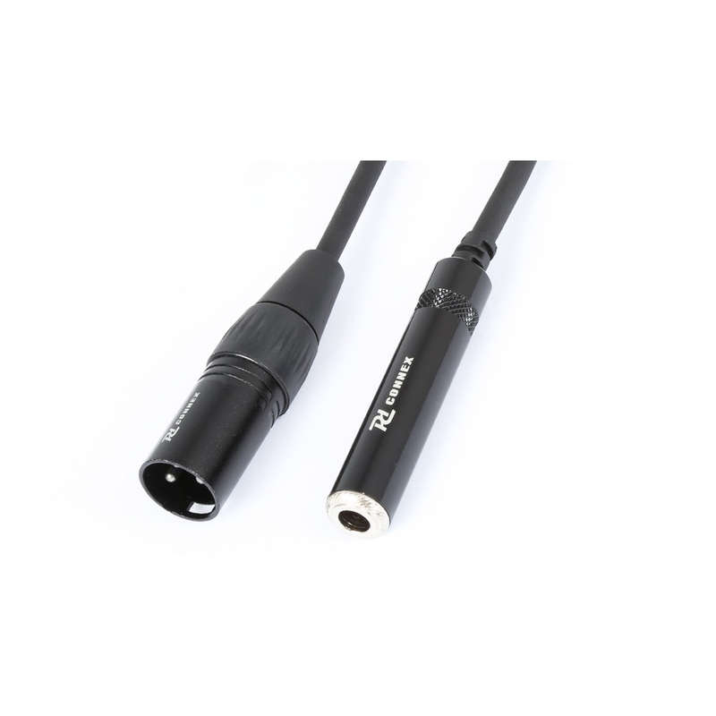 PDC CX130 SIGNAL LEAD XLR MALE  - 6.3MM MONO FEMALE 0.15M
